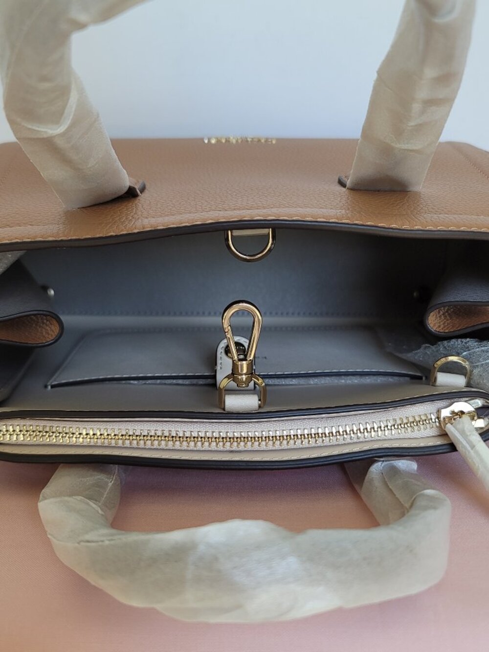 KATE SPADE Knott Pebbled Leather MEDIUM Satchel & Slim Bifold Wallet- Bungalow ⭐ - Picture 9 of 16